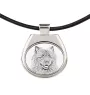 Keeshond, Dutch Barge Dog, Smiling Dutchman, - dog necklace, personalized pendant with a photo, unique necklace for women and men by Art-Dog brand