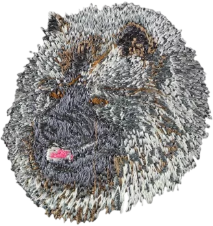 Szpic wilczy pies haftowany Art-Dog