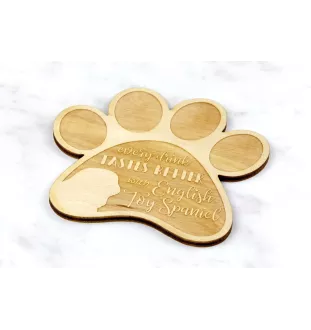 Epagneul King Charles, King Charles Spaniel - Sous-verre mug, sous-verre gravé avec chien, cadeau pour amoureux des chiens par la marque Art-Dog