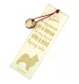 Keeshond, Wolfsspitz, Deutsche Spitze - Lesezeichen mit Hund, personalisiertes Lesezeichen, Hundeaccessoire für Leser der Marke Art-Dog