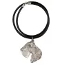 Terrier Kerry Blue - collier avec un chien, pendentif en plaqué argent pour les fans de chiens, bijoux uniques de la marque Art-Dog