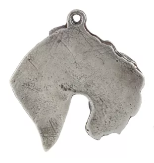 Kerry Blue Terrier, Irish Blue Terrier I - Necklace with dog, silver-plated pendant for dog fan, unique jewelry by Art-Dog brand