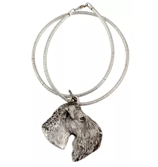 Kerry Blue Terrier, Irish Blue Terrier - Dog necklace, unique jewellery for the dog fan, unique adder pendant by Art-Dog brand