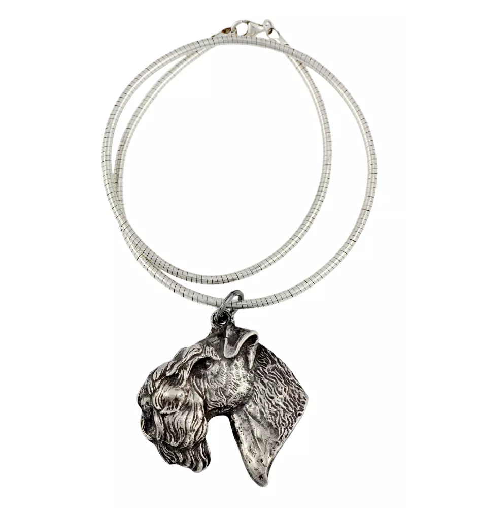 Terrier Kerry Blue I - Collier pour chien, bijoux uniques pour les fans de chiens, pendentif vipère unique de la marque Art-Dog