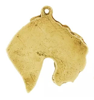 Kerry Blue Terrier, Irish Blue Terrier I - Dog necklace, gold-plated pendant for dog fan, unique jewellery by Art-Dog brand