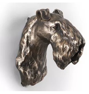 Kerry Blue Terrier, Irish Blue Terrier - Hundestatue, hängende Büste, einzigartige Dekoration für Hundeliebhaber der Marke Art-Dog