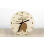 Szpic wilczy zegar ze sklejki większy Art-Dog