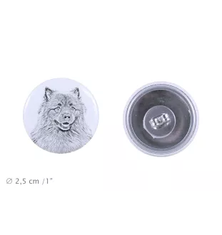 Keeshond, Wolfsspitz, Deutsche Spitze - einzigartige Hund-Ohrringe, Ihr Haustier als Schlüsselanhänger, Eigenmarke Art-Dog