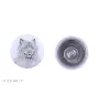 Keeshond, Wolfsspitz, Deutsche Spitze - einzigartige Hund-Ohrringe, Ihr Haustier als Schlüsselanhänger, Eigenmarke Art-Dog