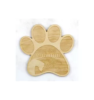 Kerry Blue Terrier, Irish Blue Terrier - Tasse Untersetzer, graviert Untersetzer mit Hund, Geschenk für Hundeliebhaber von Art-Dog Marke