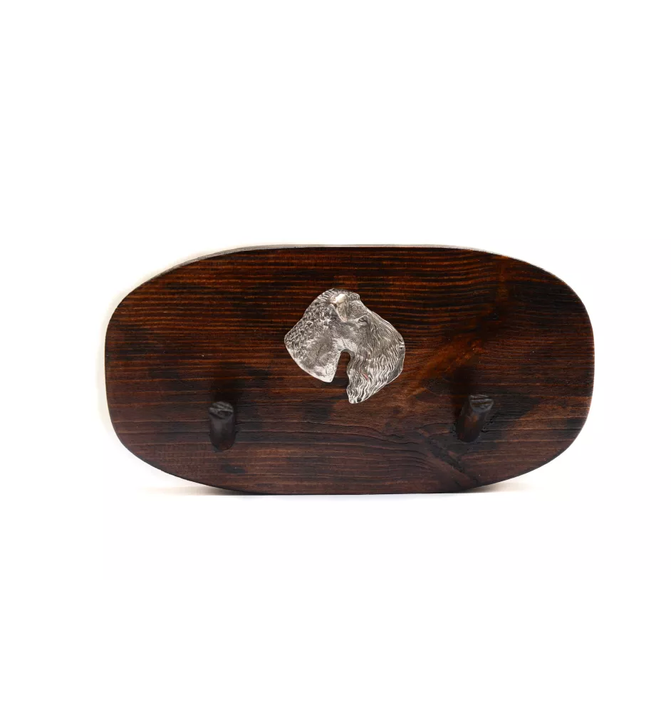 Kerry Blue Terrier, Irish Blue Terrier - accessory rack, dog medal rack, key hooks by Art-Dog