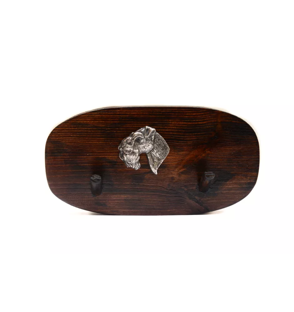 Kerry Blue Terrier, Irish Blue Terrier I - accessory rack, dog medal rack, key hooks by Art-Dog