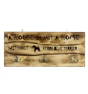 Kerry Blue Terrier, Irish Blue Terrier - clothes hanger with a dog, medal display, home decoration from the Art-Dog brand