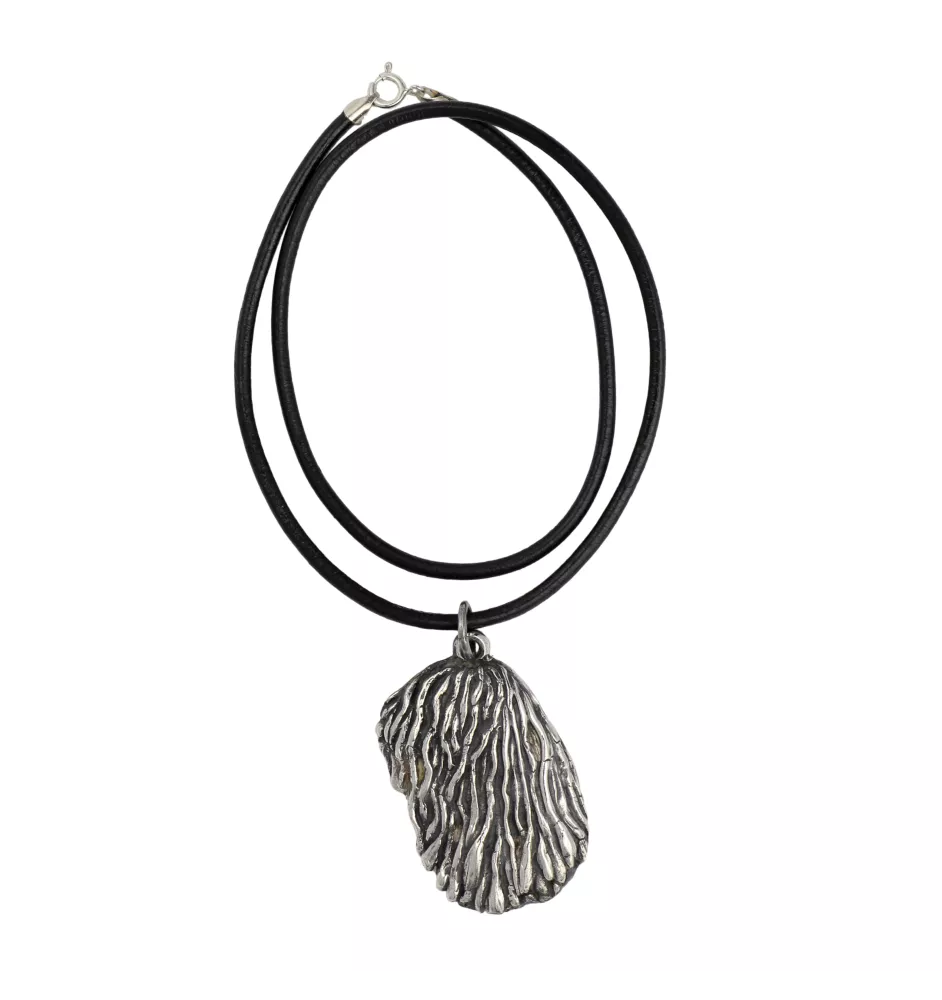 Komondor - collier avec un chien, pendentif en plaqué argent pour les fans de chiens, bijoux uniques de la marque Art-Dog