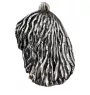 Komondor - collier avec un chien, pendentif en plaqué argent pour les fans de chiens, bijoux uniques de la marque Art-Dog