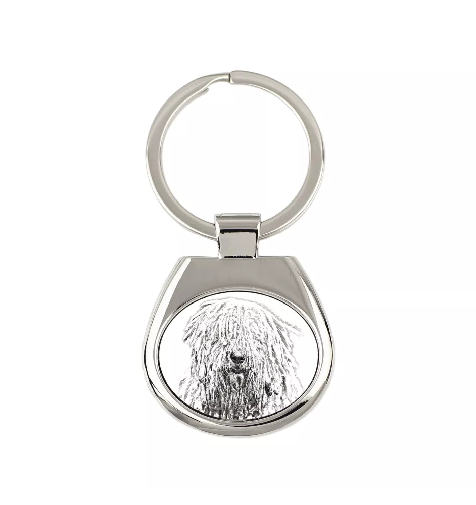 Komondor, Hungarian sheepdog, Mop Dog - keychain with a dog, keychain with a print, personalized pendant from the Art-Dog brand