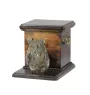 Terrier Kerry Blue - urne pour les cendres d'un chien avec une statuette, une urne élégante pour chien, une urne exceptionnelle avec un buste de chien de la marque Art-Dog
