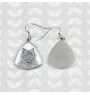 Keeshond, Spitz Loup,  - boucles d'oreilles avec chien, boucles d'oreilles pendantes avec photo, bijoux personnalisés avec impression de la marque Art-Dog