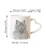 Keeshond, Spitz Loup,  - tasse avec chien, une tasse adorable avec une anse en forme de cœur, un cadeau universel de la marque Art-Dog