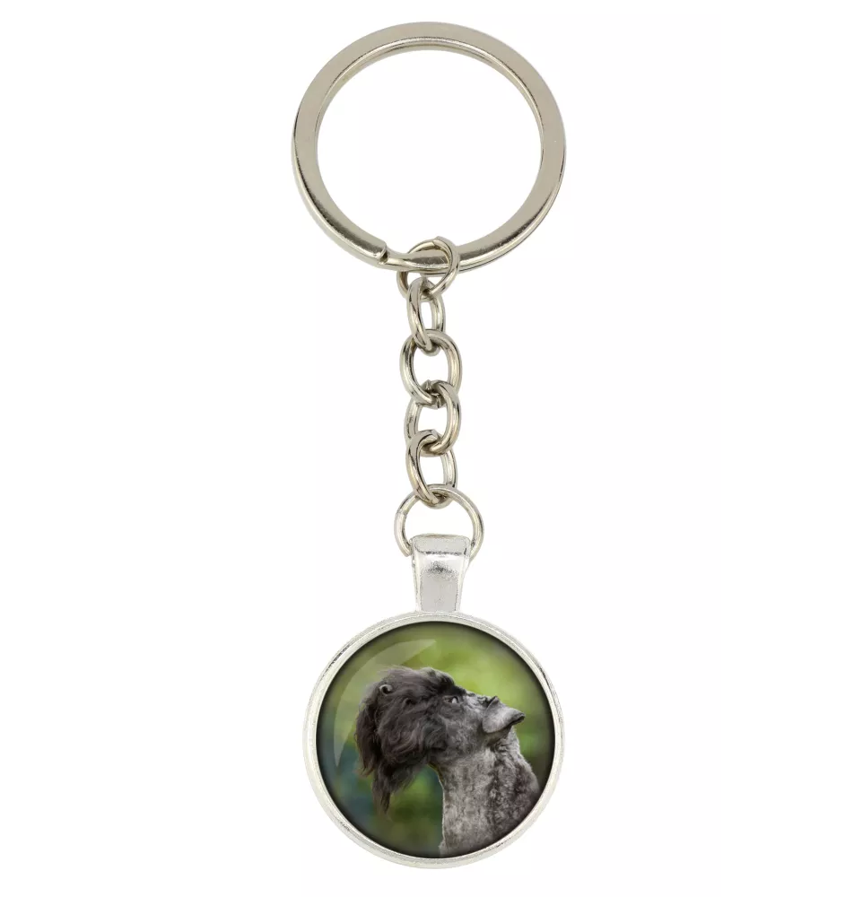 Kerry Blue Terrier, Irish Blue Terrier - Schlüsselanhänger mit Ihrem Foto, Schlüsselanhänger, Taschenanhänger der Marke Art-Dog