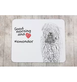 Komondor podkładka pod mysz z psem Art-Dog