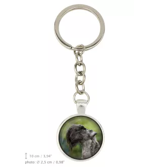 Kerry Blue Terrier brelok ze zdjęciem Art-Dog