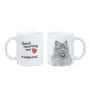 Keeshond, Dutch Barge Dog, Smiling Dutchman, - cup with a dog, cup with a photo, personalized gift from the Art-Dog brand