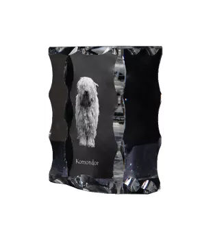 Komondor ramka kryształowa z psem Art-Dog