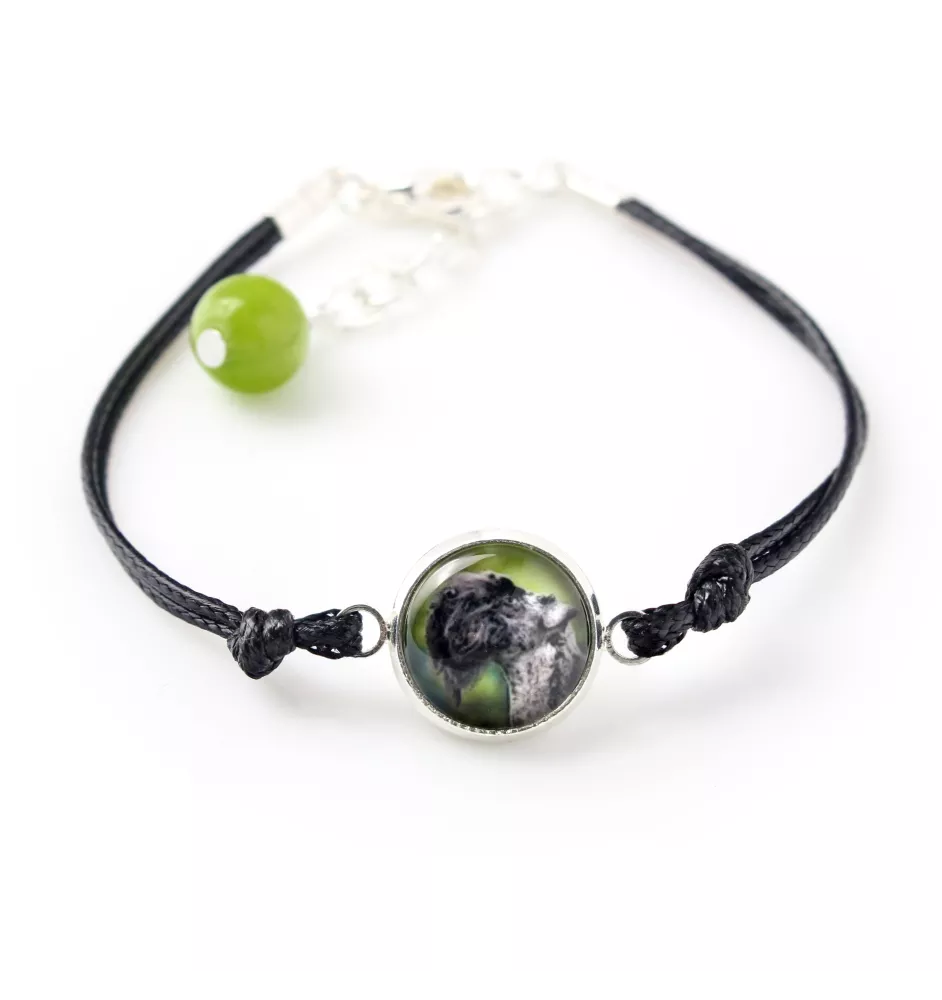Kerry Blue Terrier, Irish Blue Terrier - bracelet with your photo handmade, unique jewelry from the Art-Dog brand