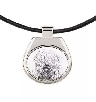 Komondor, Hungarian sheepdog, Mop Dog - dog necklace, personalized pendant with a photo, unique necklace for women and men by Art-Dog brand