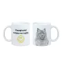 Keeshond, Dutch Barge Dog, Smiling Dutchman, - cup with a dog, cheerful cup for a dog lover, personalized gift from the Art-Dog brand