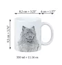 Keeshond, Wolfsspitz, Deutsche Spitze - Tasse mit Hund, fröhliche Tasse für Hundeliebhaber, personalisiertes Geschenk der Marke Art-Dog