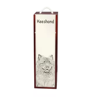 Szpic wilczy pudełko na wino z psem Art-Dog