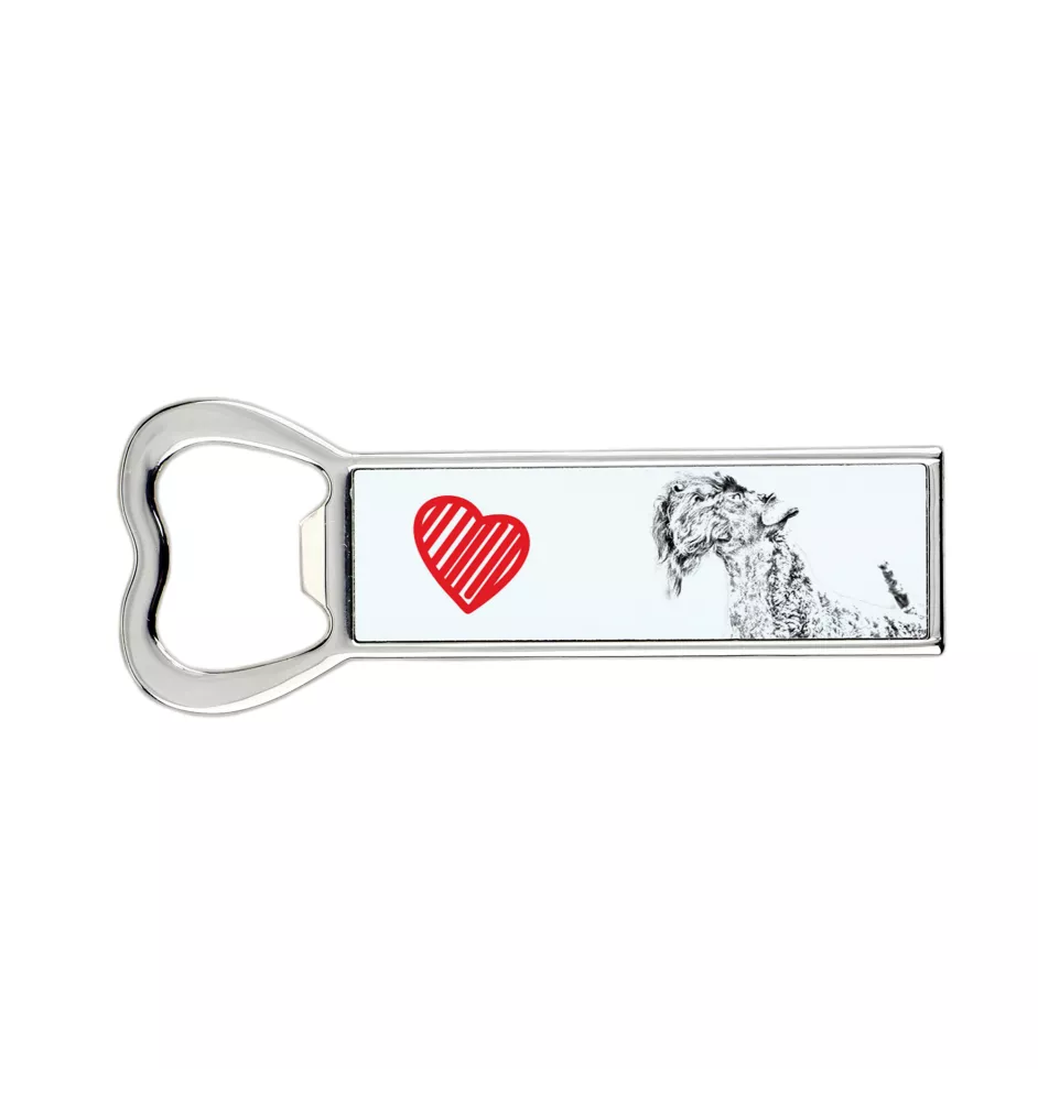 Kerry Blue Terrier otwieracz z psem Art-Dog