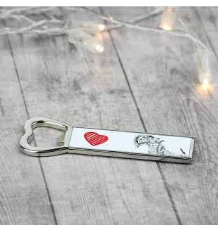 Terrier Kerry Blue - ouvre-bouteille avec chien, ouvre-bouteille personnalisé pour réfrigérateur, cadeau unique pour homme de la marque Art-Dog