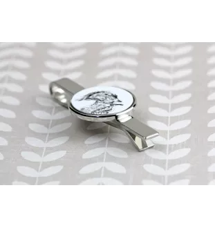 Kerry Blue Terrier spinka do krawatu z psem Art-Dog