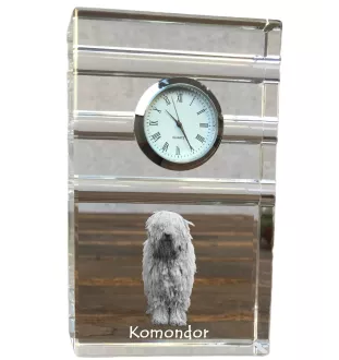 Komondor zegar trój-paskowy z psem Art-Dog