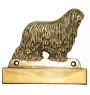 Komondor - plaque d'adresse avec chien, plaque de nom en laiton, plaque de porte personnalisée avec le nom de la marque Art-Dog