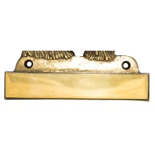 Komondor, Hungarian sheepdog, Mop Dog - address plaque with a dog, brass nameplate, personalized door sign with the brand name Art-Dog
