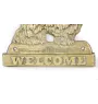 Komondor - une plaque de porte avec un chien, une plaque de bienvenue en laiton, une enseigne exceptionnelle avec l'inscription Welcome de la marque Art-Dog