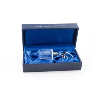 Kerry Blue Terrier brelok kryształowy z psem Art-Dog