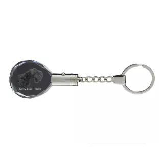 Terrier Kerry Blue - pendentif avec une photo de chien, porte-clés en cristal dans une boîte cadeau, un cadeau unique par Art-Dog