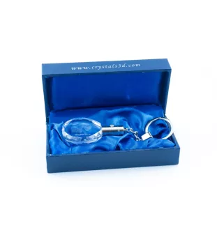 Kerry Blue Terrier, Irish Blue Terrier - Anhänger mit einem Foto eines Hundes, Schlüsselanhänger aus Kristall in einer Geschenkbox, ein einzigartiges Geschenk von Art-Dog