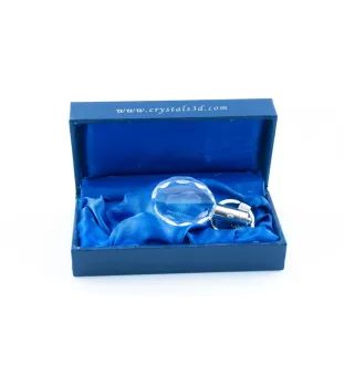 Kerry Blue Terrier, Irish Blue Terrier - pendant with a photo of a dog, crystal key ring in a gift box, a unique gift by Art-Dog