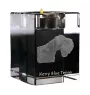 Kerry Blue Terrier świecznik kryształowy z psem Art-Dog