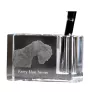 Kerry Blue Terrier penholder kryształowy z psem Art-Dog