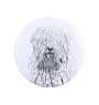 Komondor - aimant avec un œil de chien, exceptionnellement léger, aimant puissant, produit fabriqué à la main par la marque Art-Dog