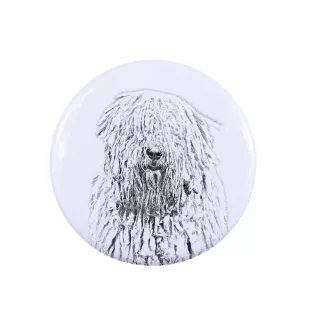 Komondor - Damen Schmuck mit dem Bild eines Hundes, handgefertigtes Produkt, Möglichkeit, Ihr eigenes Foto hinzuzufügen, Marke Art-Dog