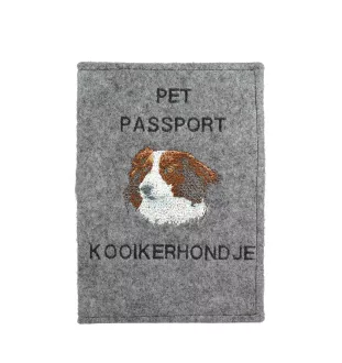 Chien d'eau de la Romagne - Porte passeport pour chien, porte document, cadeau pour le voyageur de la marque Art-Dog