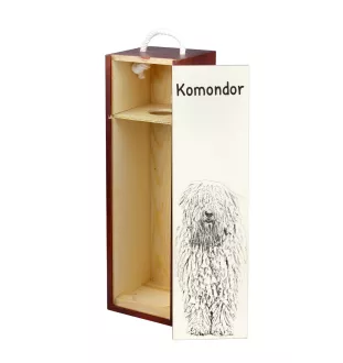 Komondor pudełko na wino z psem Art-Dog